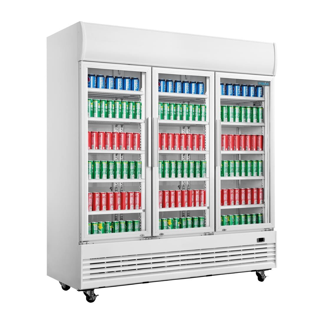 Roller Grill Display Fridge with Fixed Shelves Stainless Steel DT736