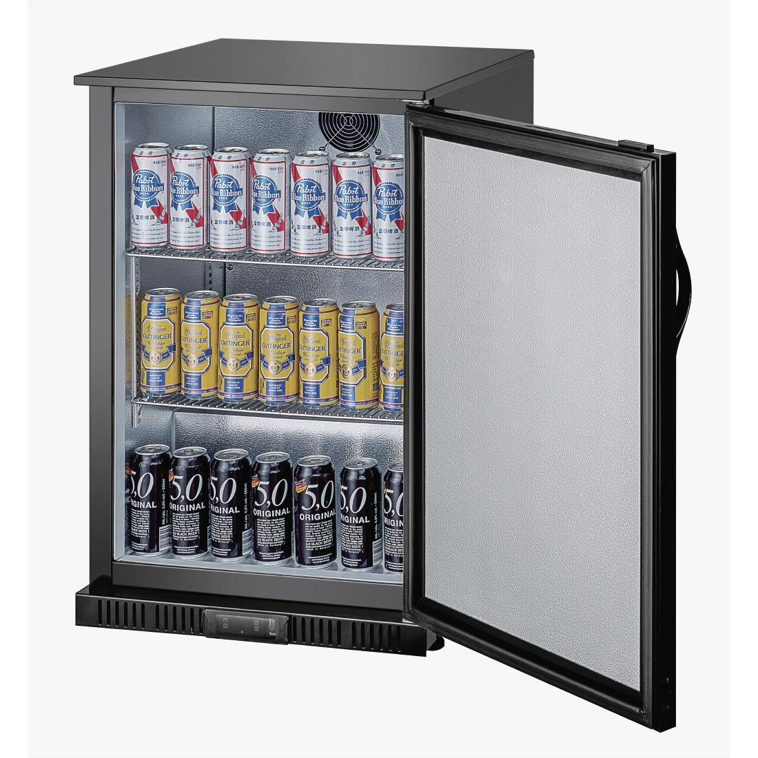 Polar G-series 850mm Single Door Back Bar Cooler Solid Door 128 Ltr GE997