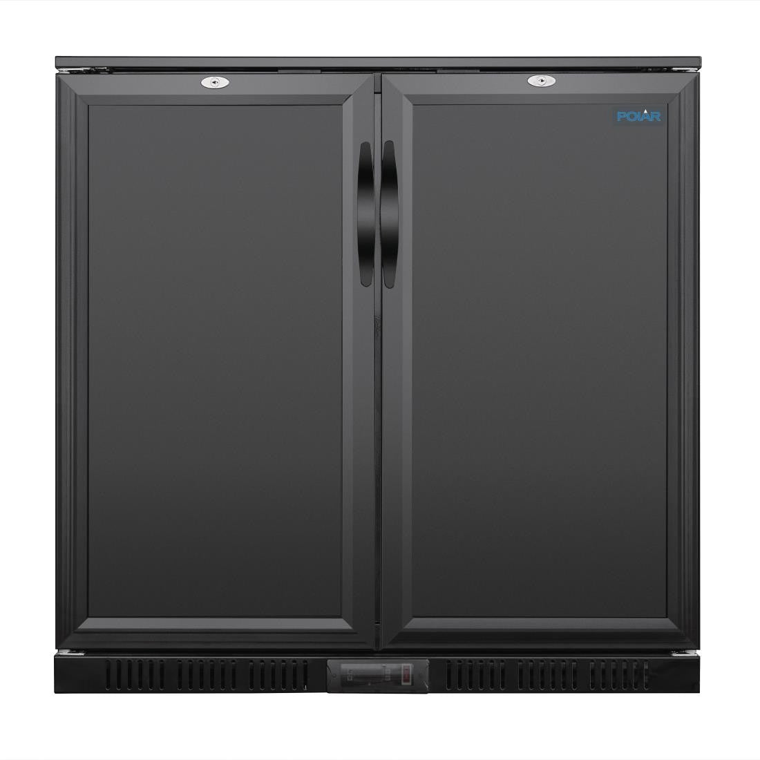 Polar G-series 850mm Double Door Back Bar Cooler Solid Door 198 Ltr GE998