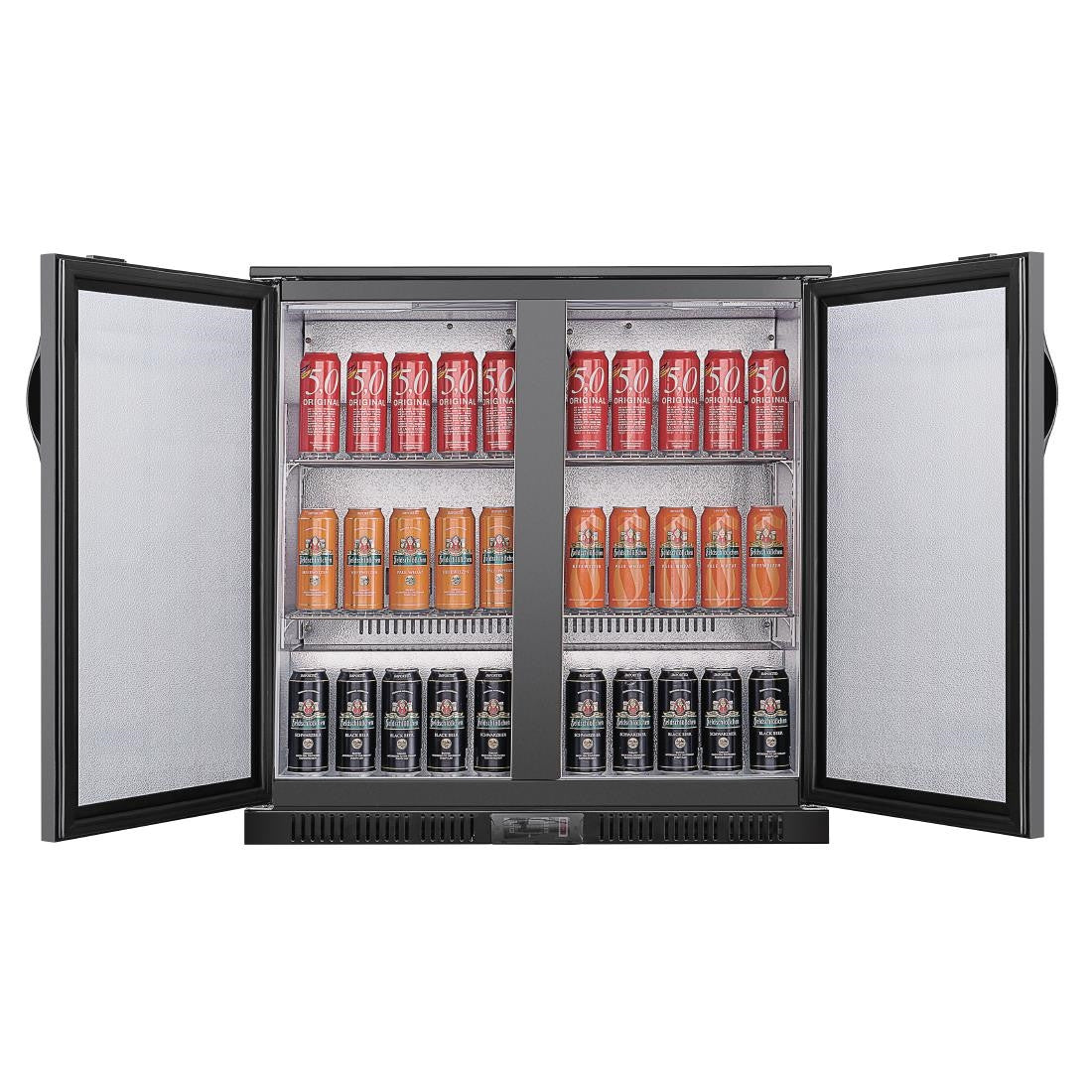 Polar G-series 850mm Double Door Back Bar Cooler Solid Door 198 Ltr GE998