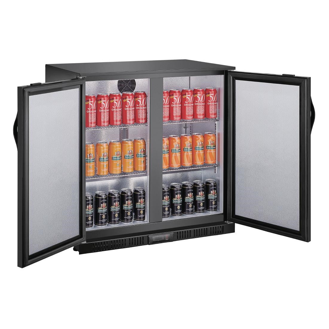 Polar G-series 850mm Double Door Back Bar Cooler Solid Door 198 Ltr GE998