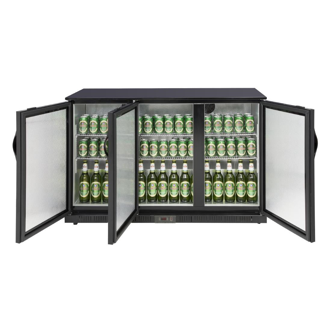 Polar G-series 850mm Triple Door Back Bar Cooler Solid Door 320 Ltr GE999