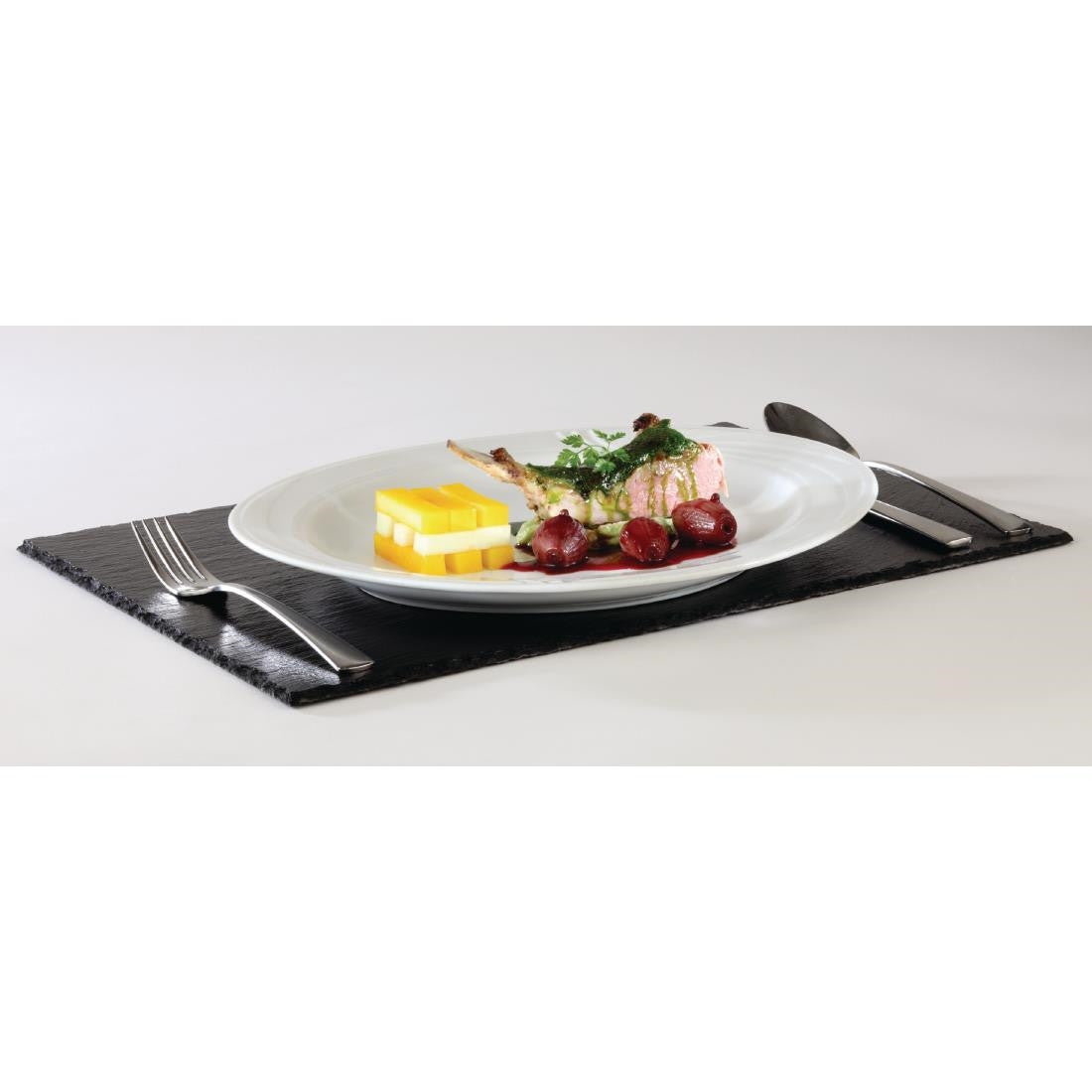 APS Melamine Platter Slate GN 1/2 GF071