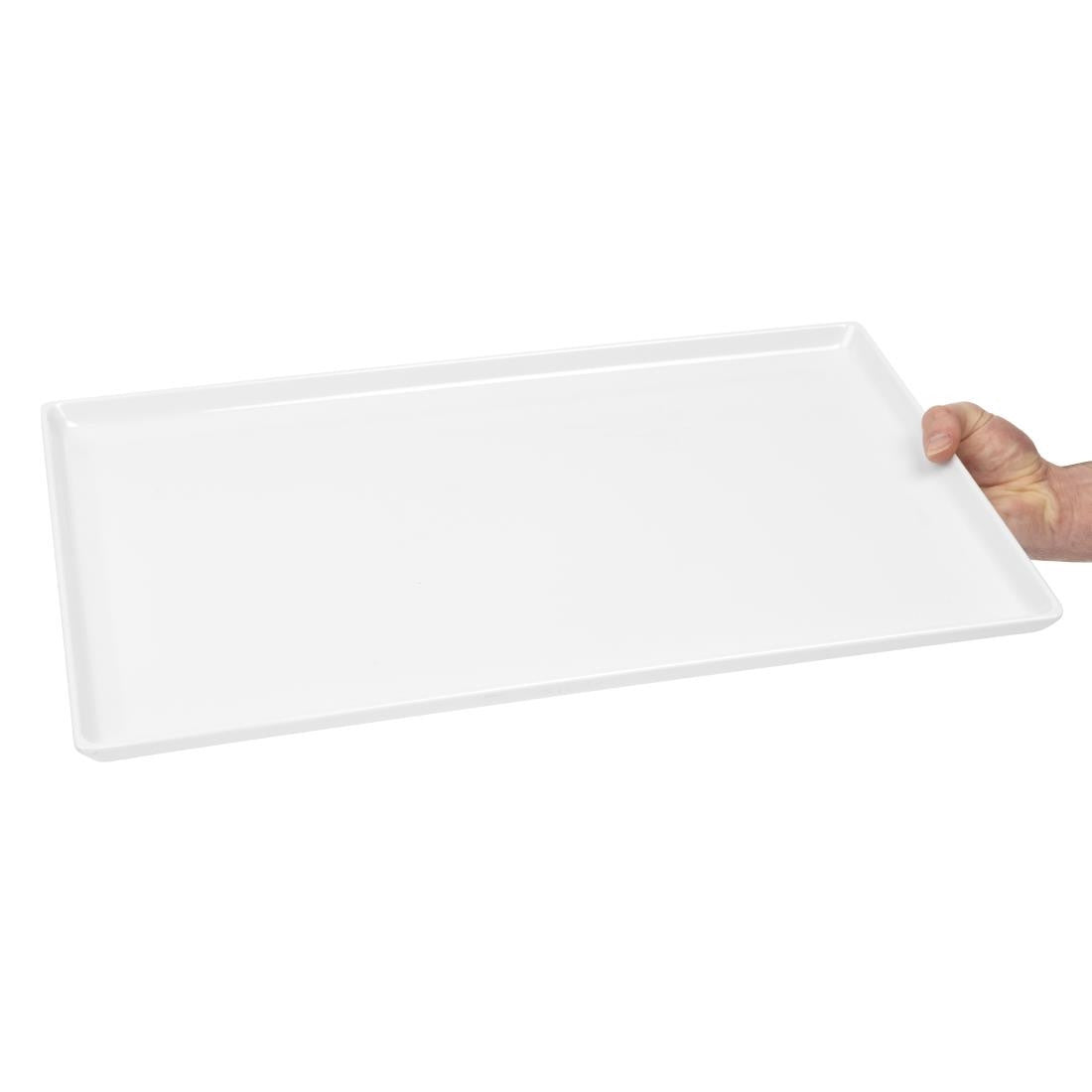 APS Float Melamine Tray White GN 1/1 GF074