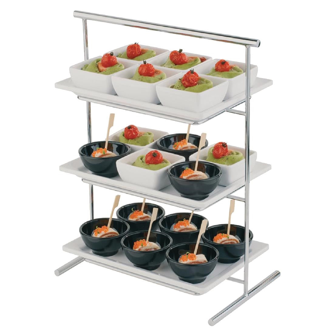 APS Pure Melamine Rectangular Tray 12in GF159