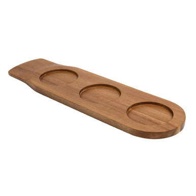 Olympia Acacia Wood Ramekin Board 480mm GF208