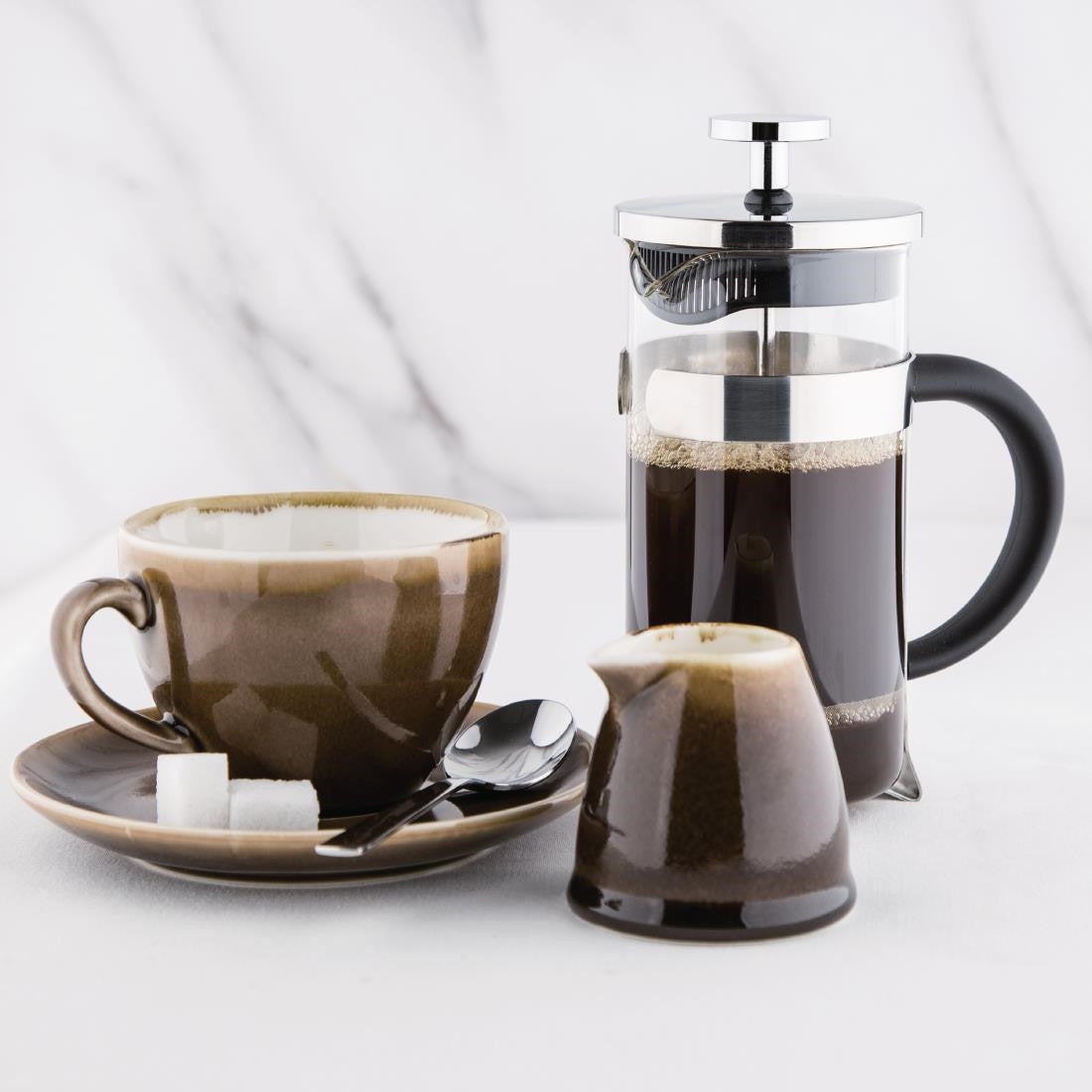 Olympia Contemporary Glass Cafetiere 3 Cup GF230
