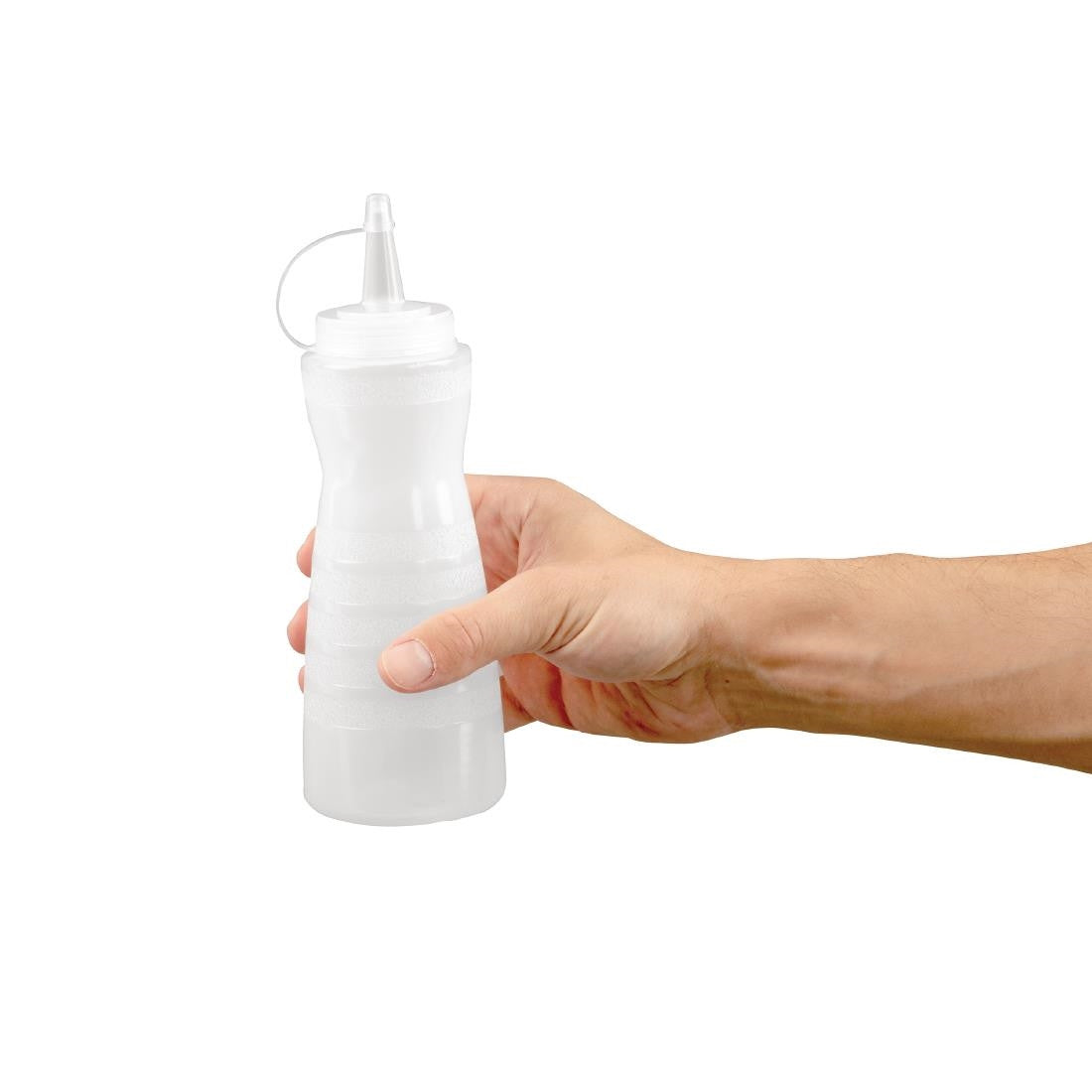 Vogue Clear Lidded Sauce Bottle GF250