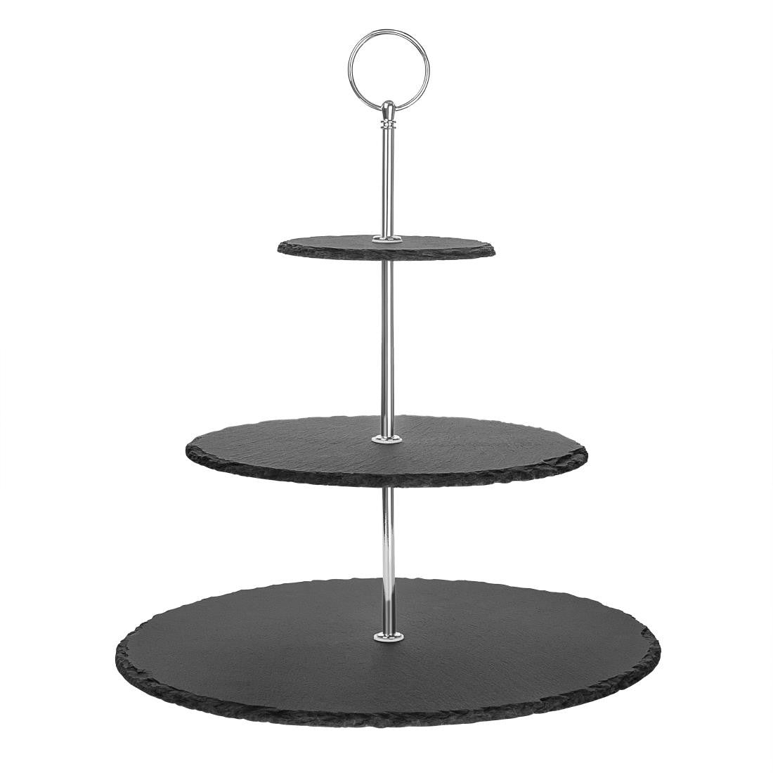 Olympia 3 Tier Slate Afternoon Tea Stand GF991