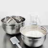 Vogue Stainless Steel Mixing Bowl with Silicone Base 3Ltr GG021