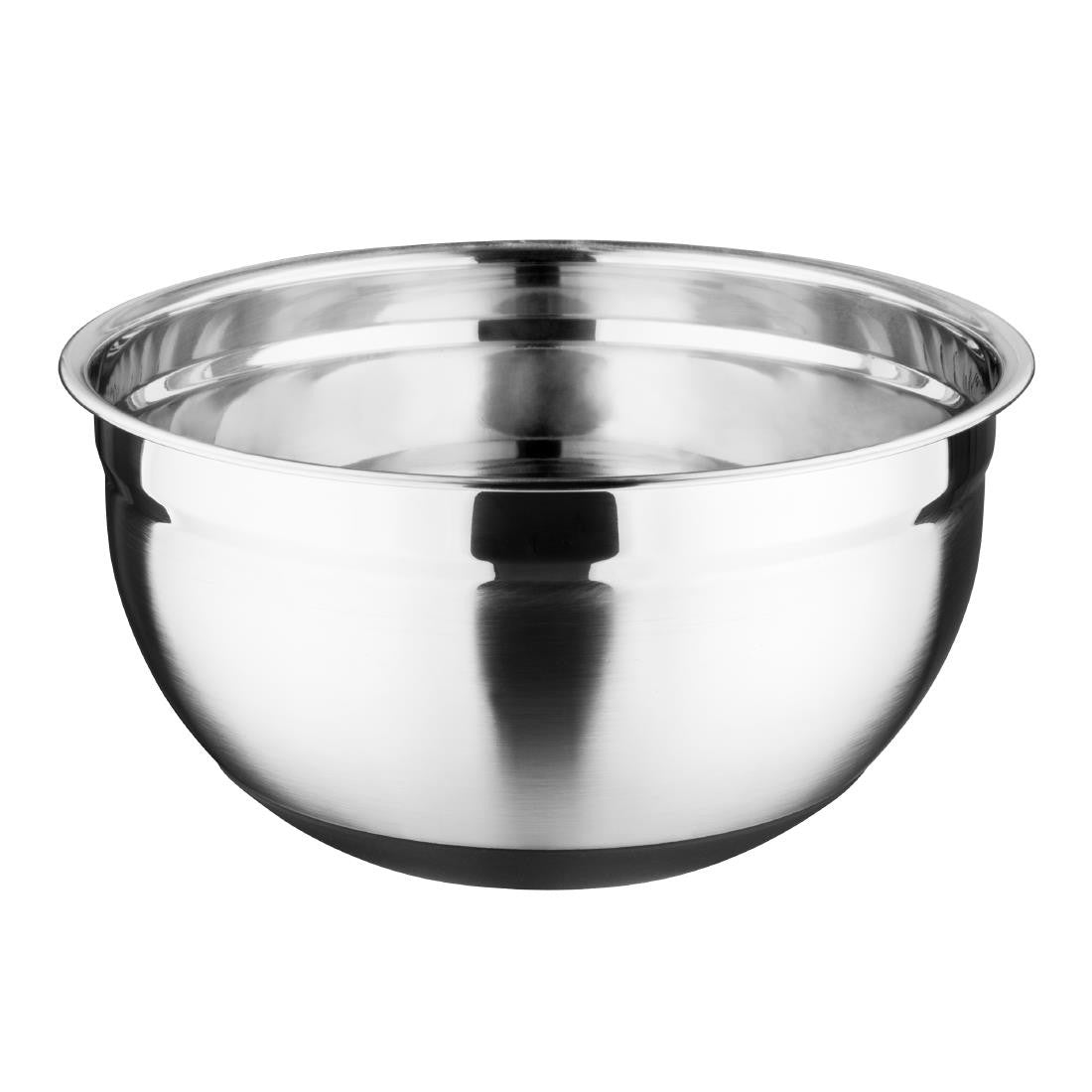 Vogue Stainless Steel Mixing Bowl with Silicone Base 8Ltr GG023