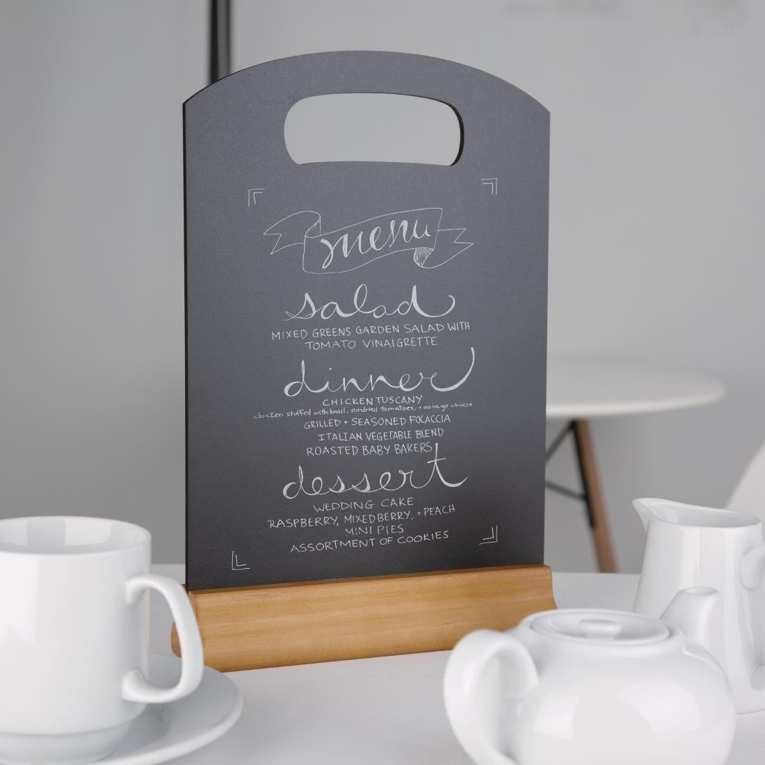 Olympia Freestanding Table Top Blackboard 315 x 212mm GG111
