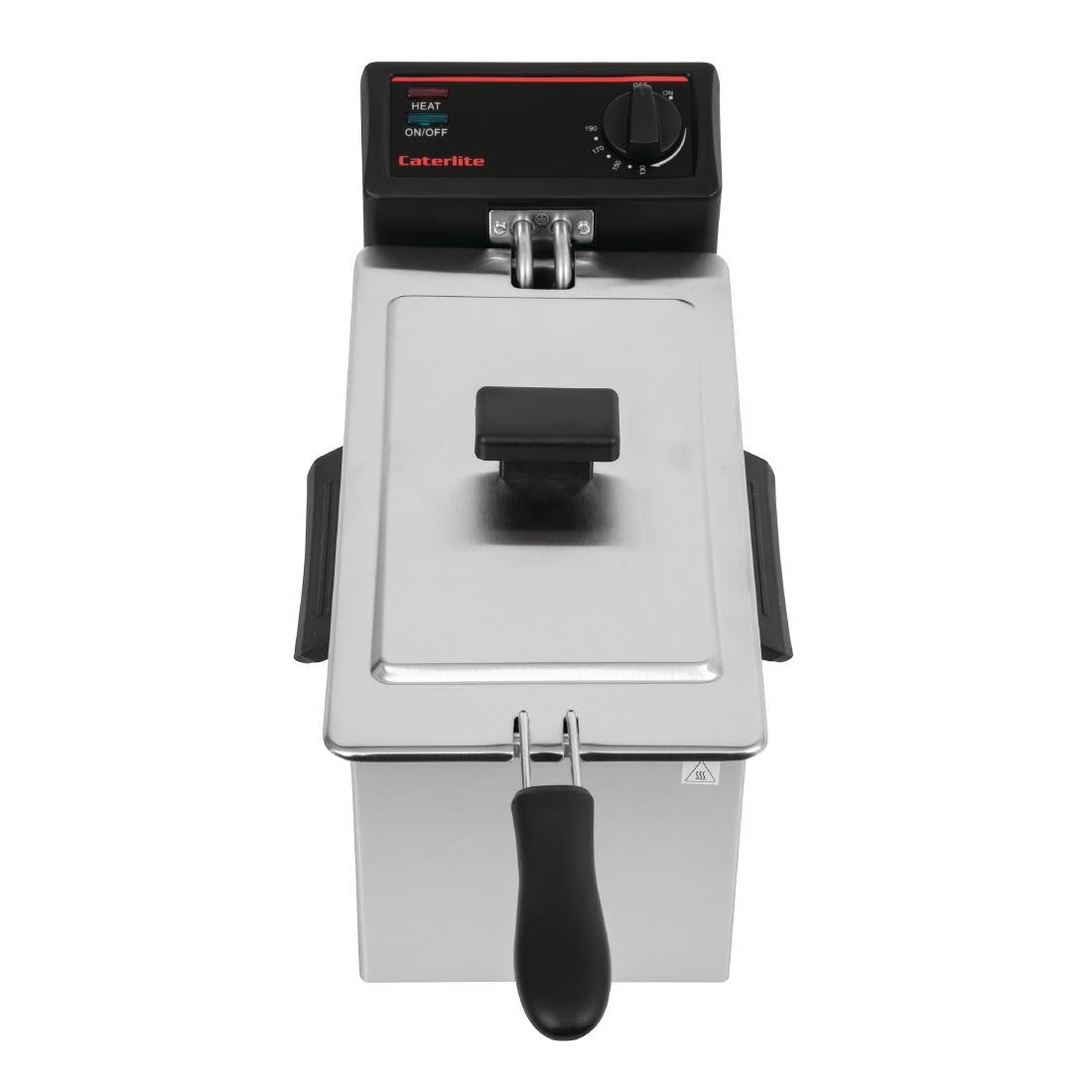 Caterlite Light Duty Single Tank Single Basket Countertop Electric Fryer 2kW GG198