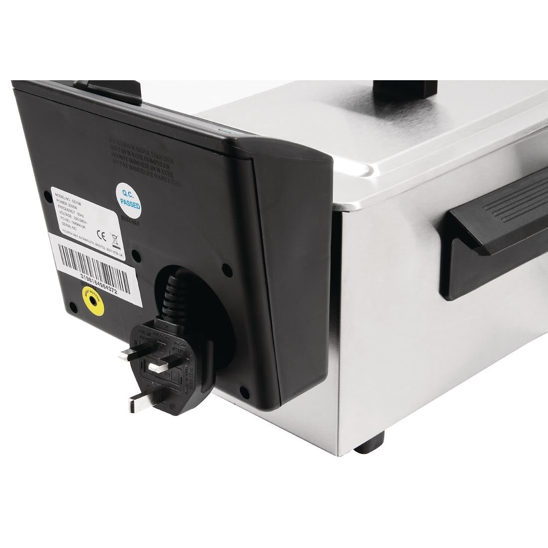 Caterlite Light Duty Single Tank Single Basket Countertop Electric Fryer 2kW GG198
