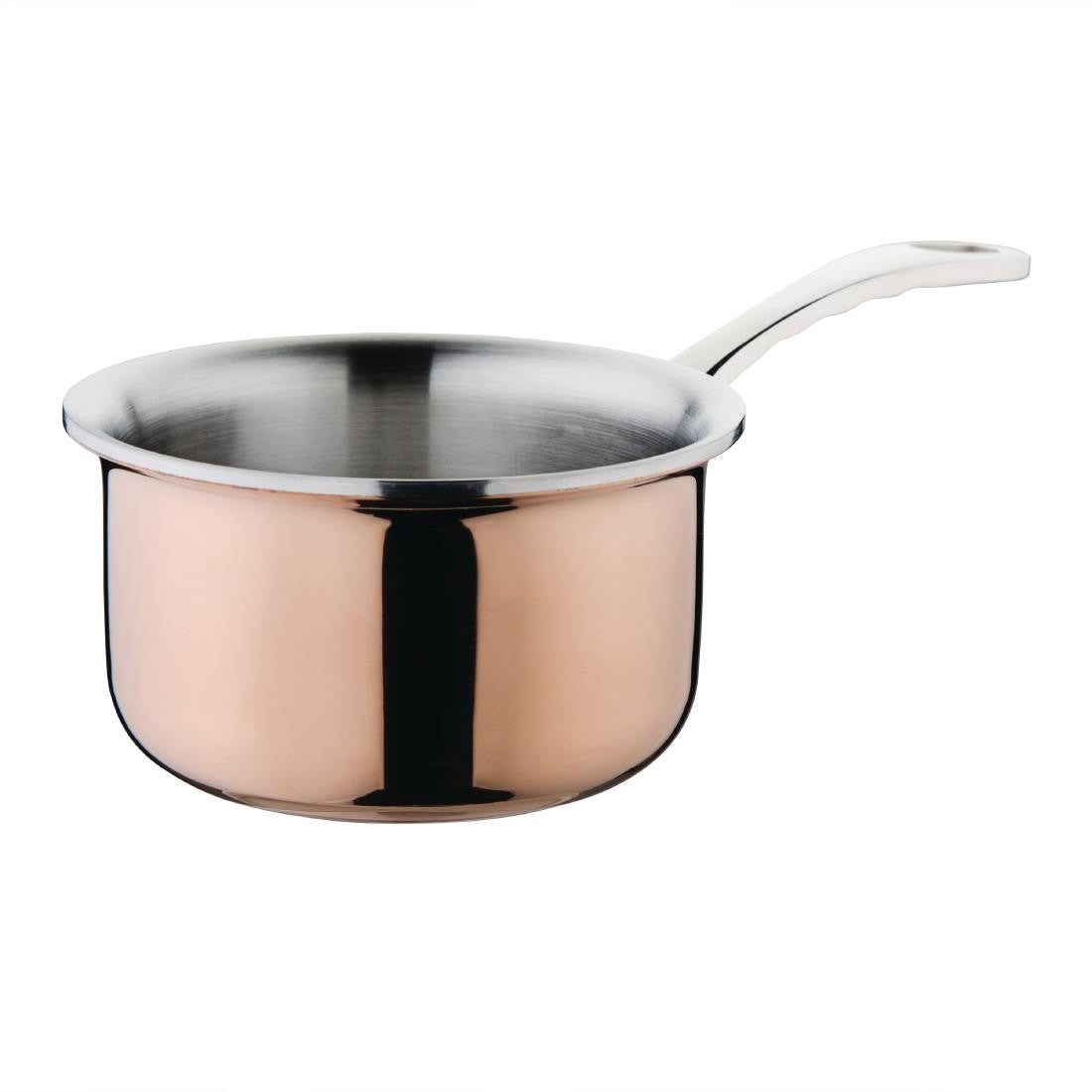 Vogue Mini Copper Tri Wall Saucepan 90mm GG756
