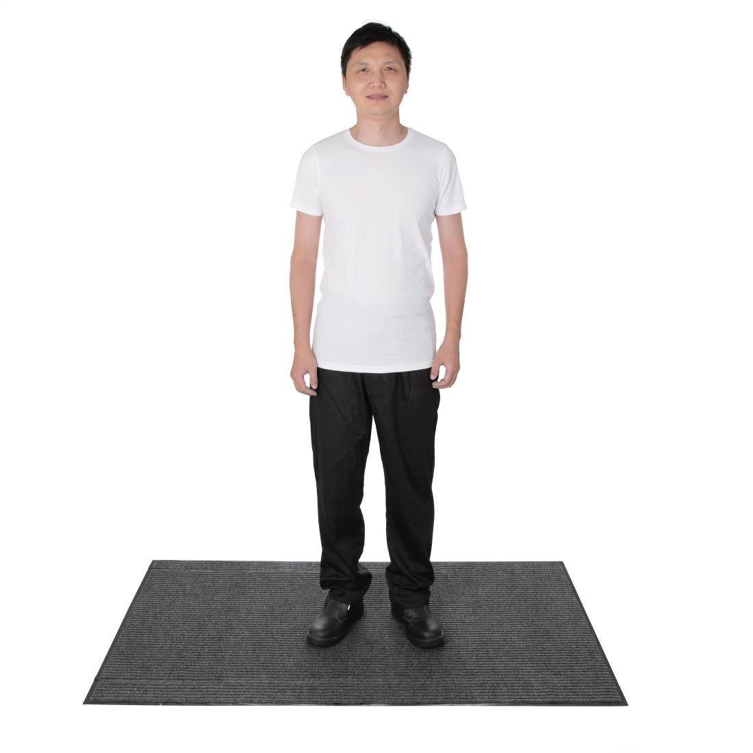 Jantex Entrance Mat Steel Colour 1500 x 900mm GH059