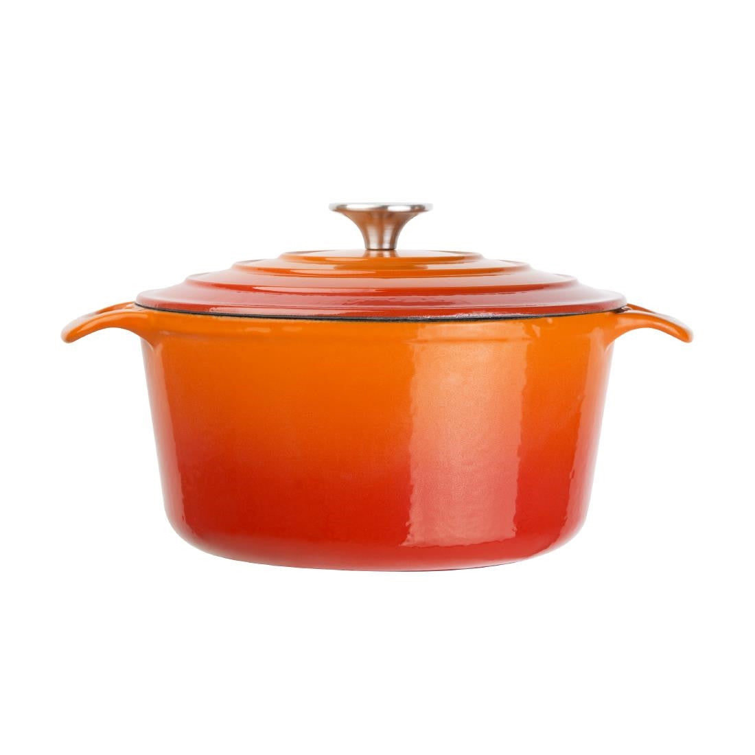 Vogue Orange Round Casserole Dish 3.2Ltr GH302