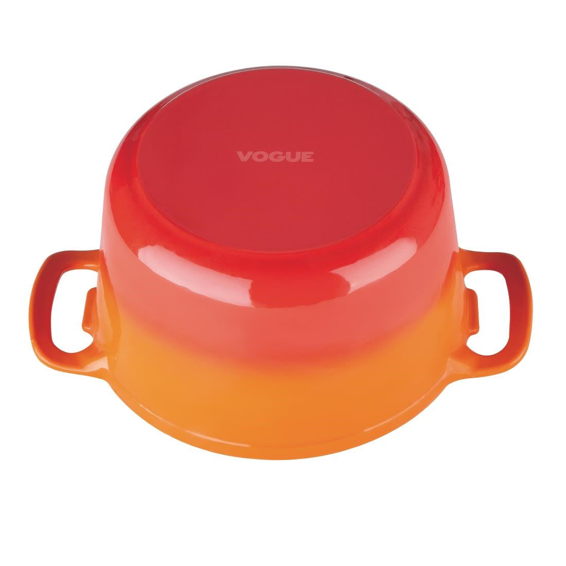 Vogue Orange Round Casserole Dish 3.2Ltr GH302