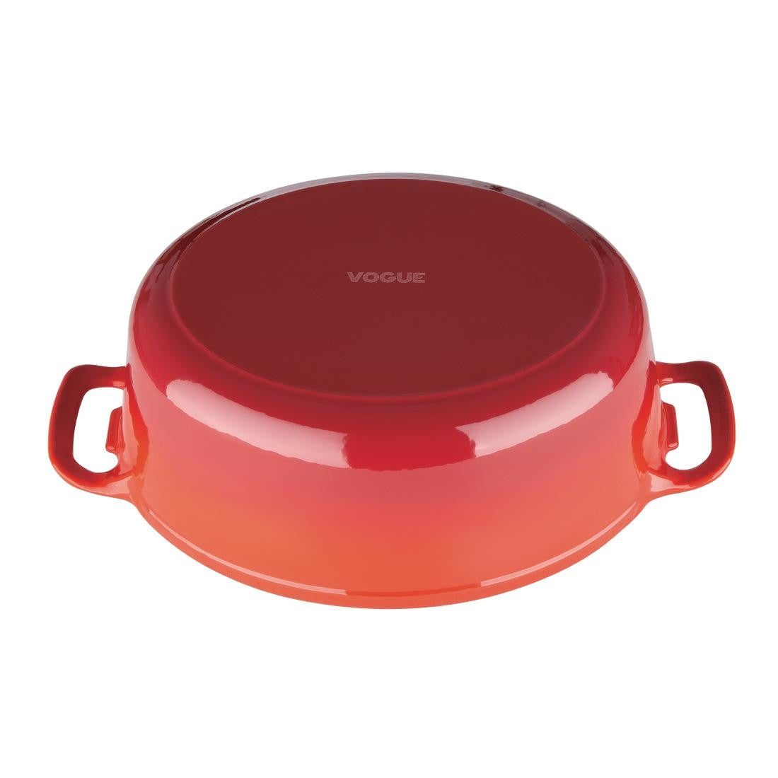 Vogue Red Oval Casserole Dish 5Ltr GH313