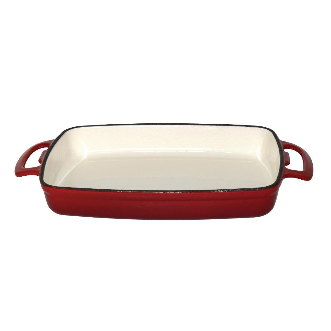 Vogue Red Cast Iron Casserole Dish 1.8Ltr GH319
