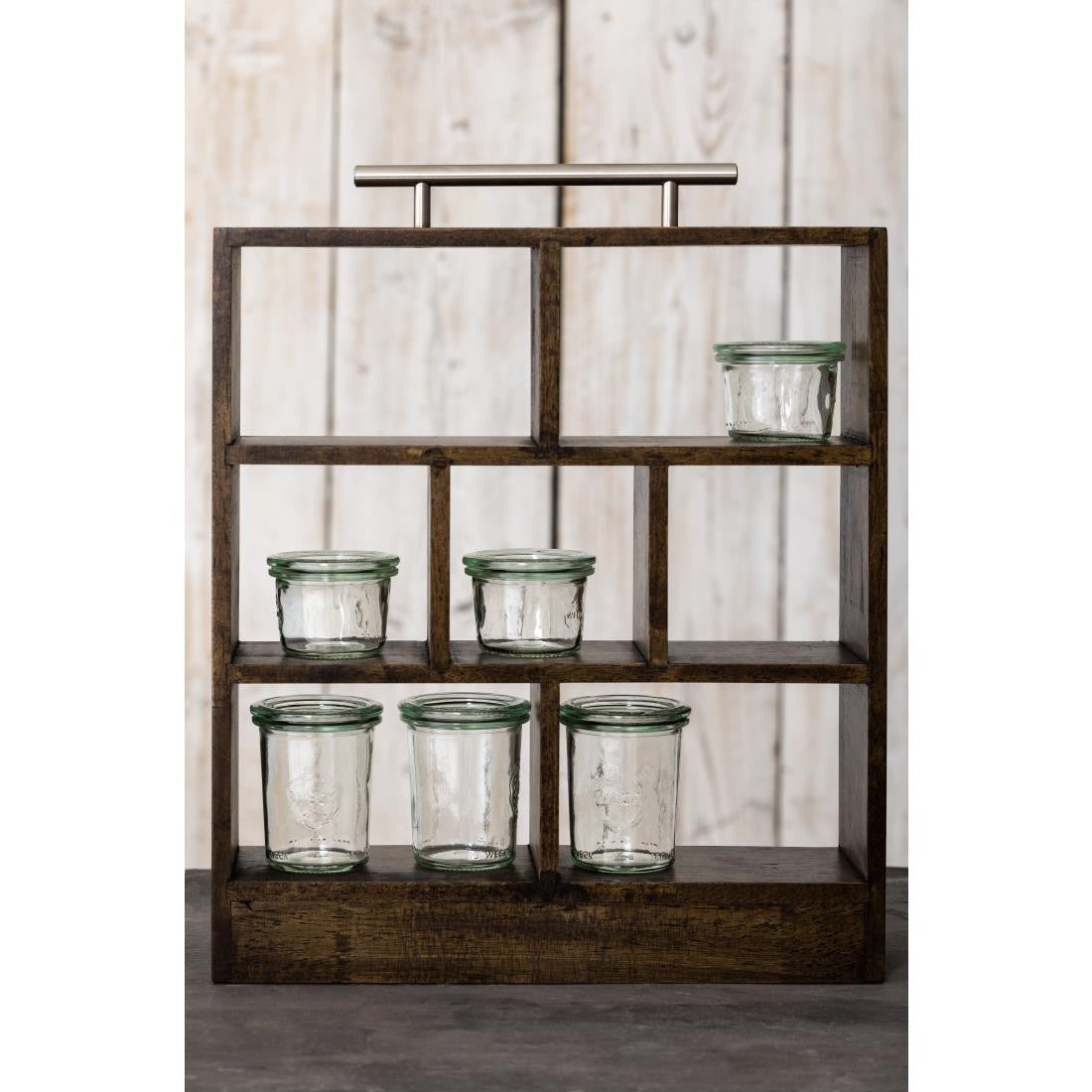 APS Hevea Wood Tea Rack GH409