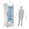 Polar G-Series Upright Display Freezer 412Ltr White GH506