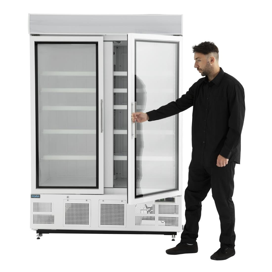 Polar G-Series Upright Display Freezer 920Ltr White GH507