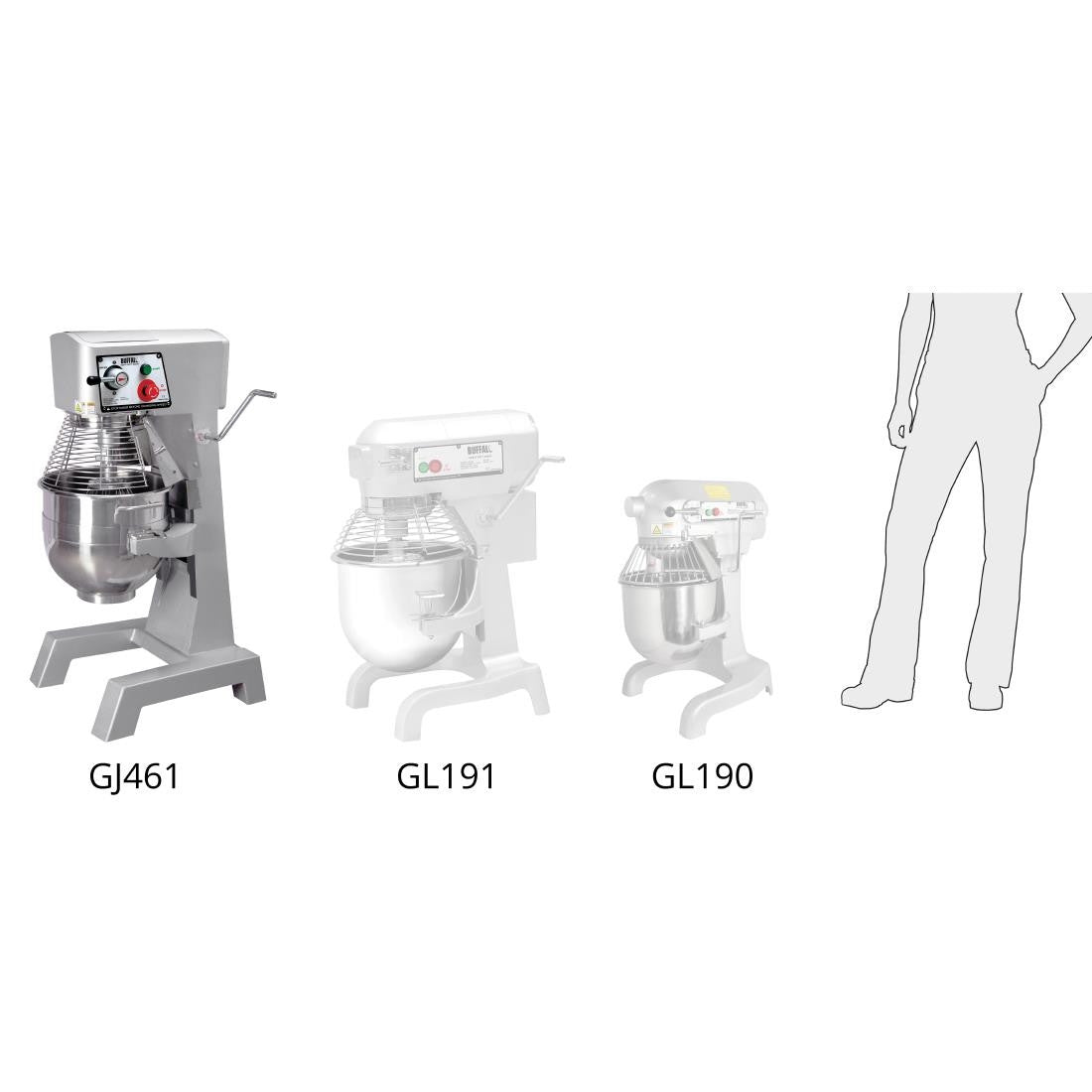Buffalo 29Ltr Stand Planetary Mixer GJ461