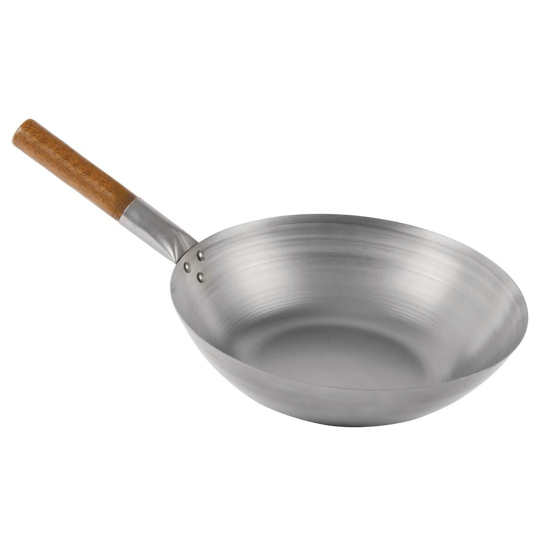 London Wok Flat Bottom Wok 330mm GJ494