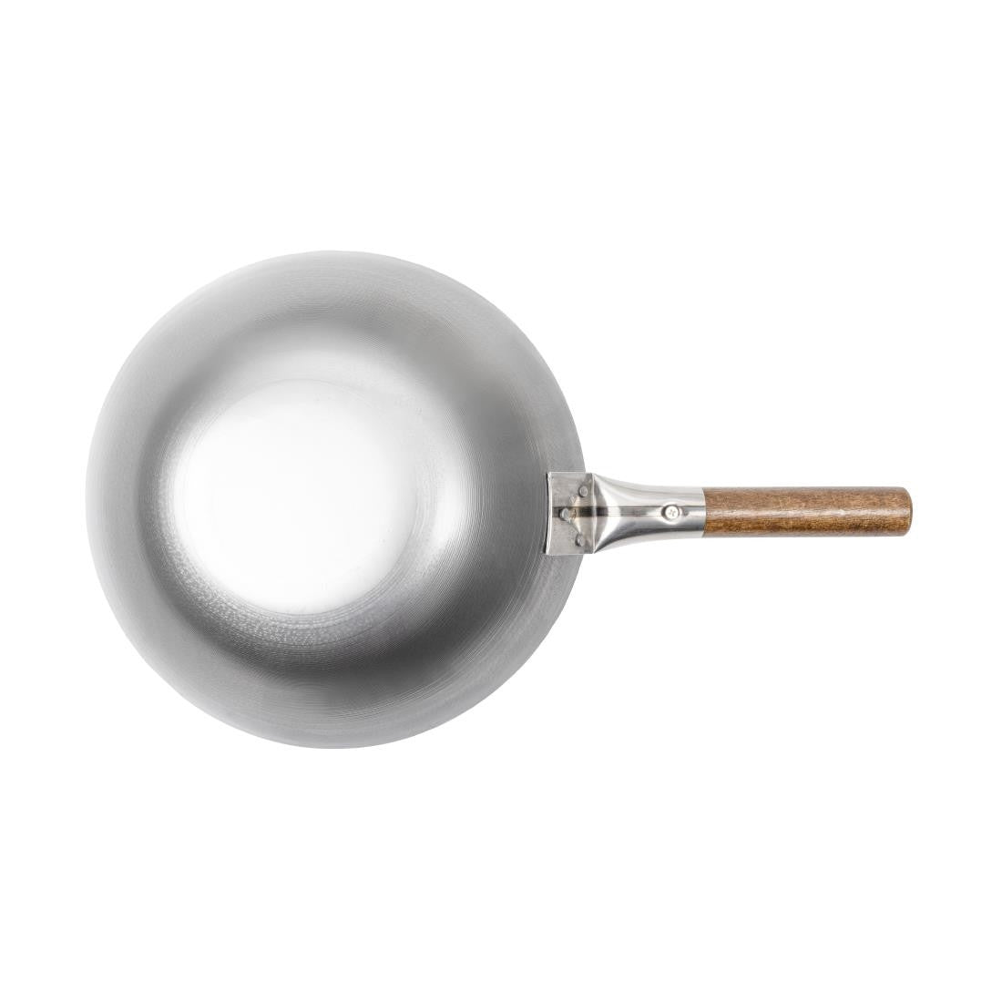 London Wok Flat Bottom Wok 305mm GJ493