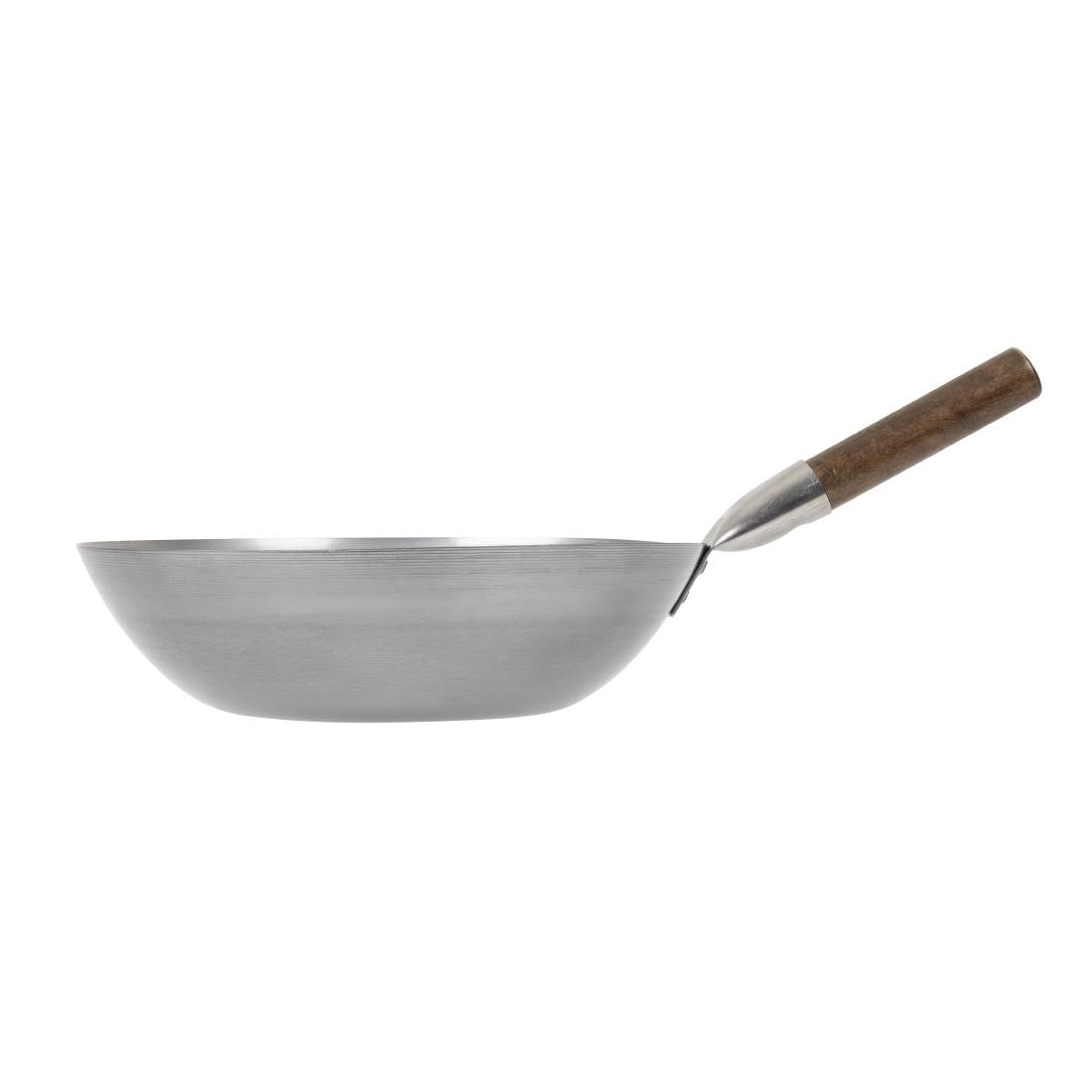 London Wok Flat Bottom Wok 330mm GJ494