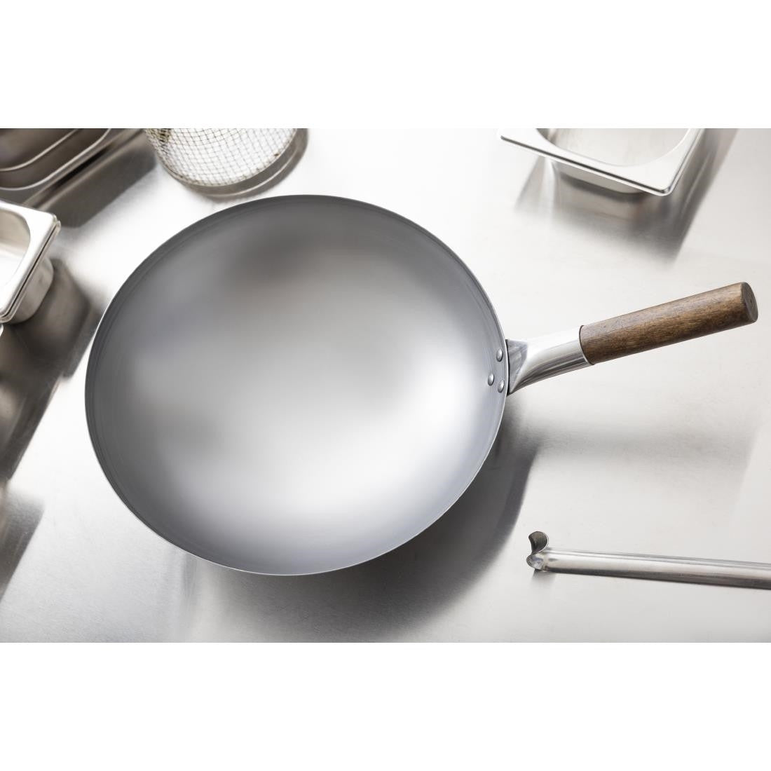 London Wok Round Bottom Wok 330mm GJ495