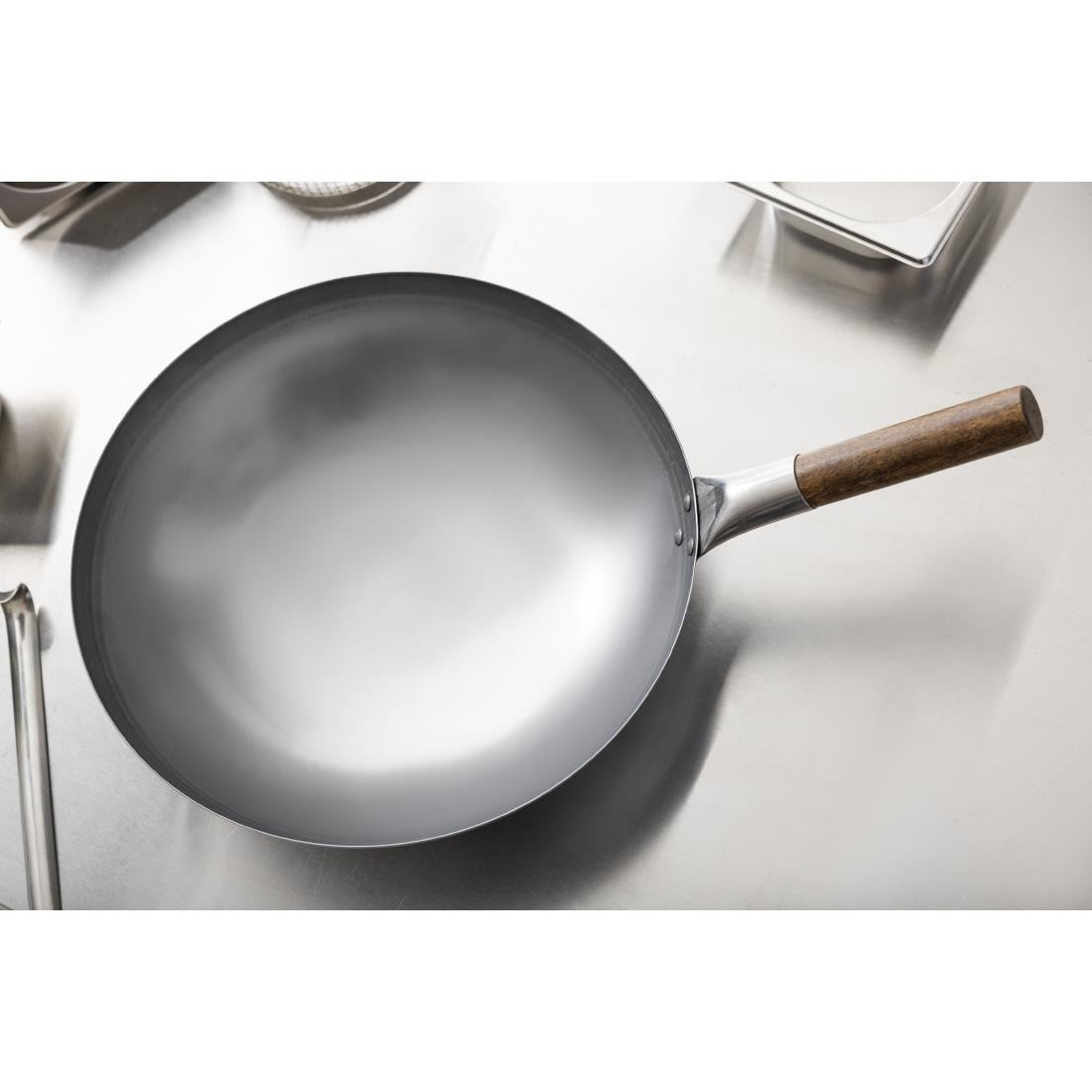 London Wok Round Bottom Wok 356mm GJ496
