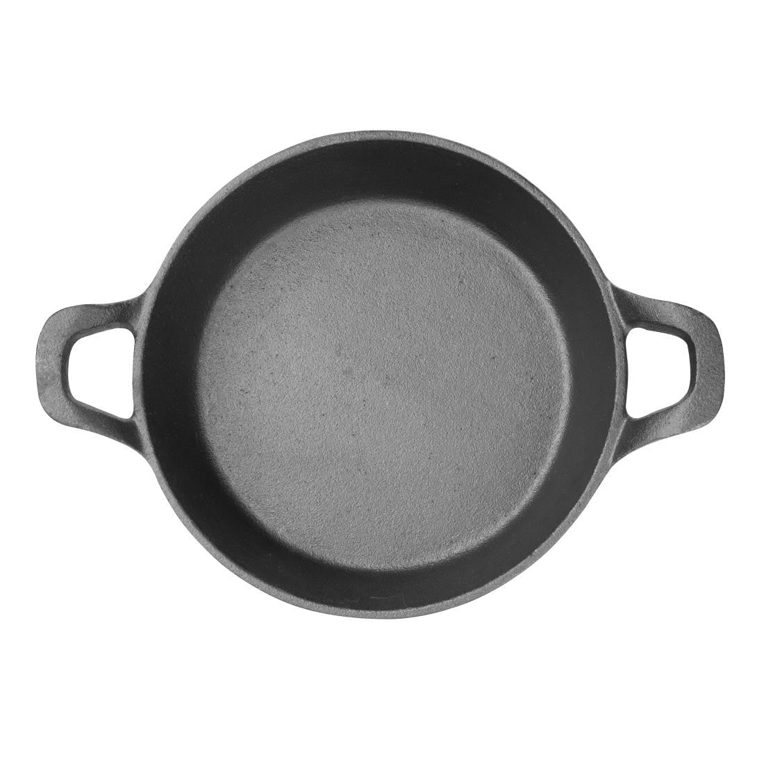 Olympia Round Cast Iron Eared Dish GJ554