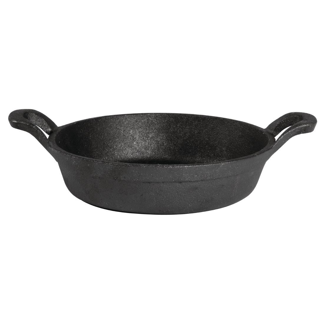 Olympia Round Cast Iron Eared Dish GJ554