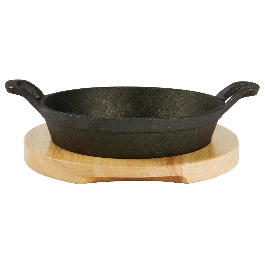Olympia Round Cast Iron Eared Dish GJ554