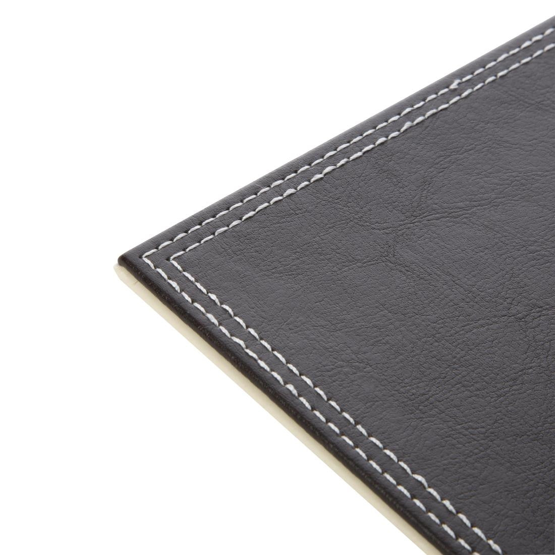 Olympia Faux Leather Placemats (Pack of 4) GJ739
