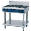 Blue Seal Evolution Cooktop 6 Open Burners Nat Gas on Stand 900mm G516D-LS/N GK151-N