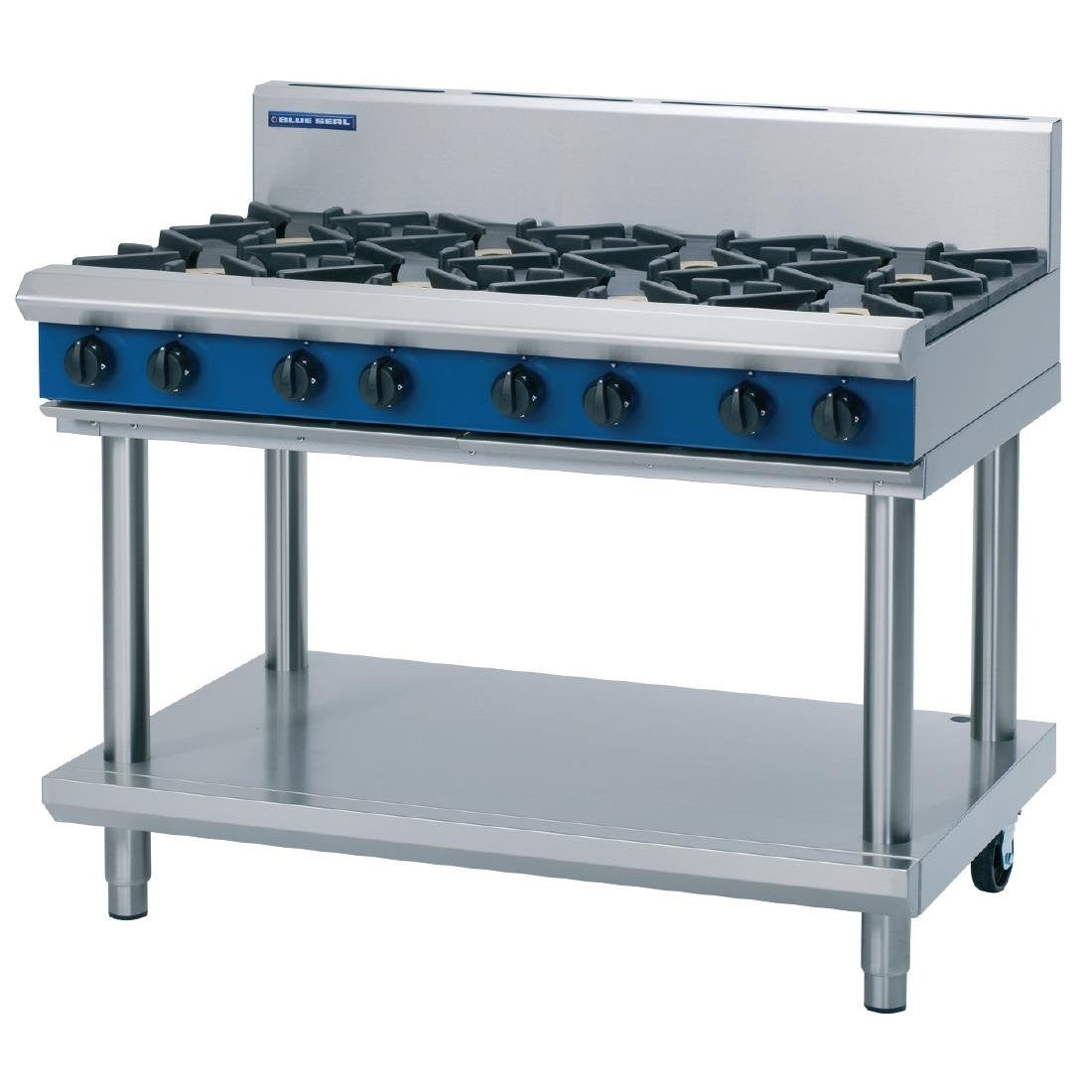 Blue Seal Evolution Cooktop 8 Open Burners LPG on Stand1200mm G518D-LS/L GK191-P