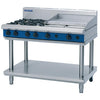 Blue Seal Evolution Cooktop 4 Open/ 1 Griddle Burner LPG on Stand1200mm G518B-LS/L GK194-P