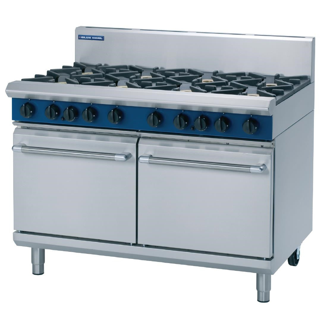 Blue Seal Evolution 8 Burner Double Static Oven Nat Gas 1200mm G528D/N GK367-N