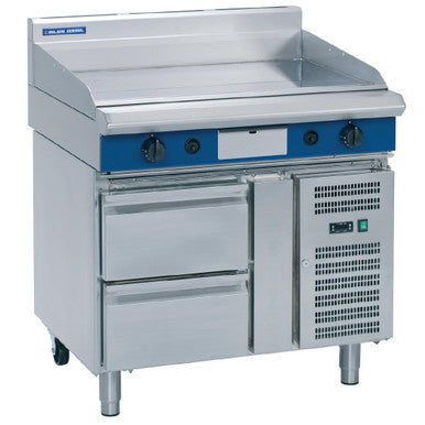 Blue Seal Evolution Griddle Refrigerated Base Nat Gas 900mm GP516-RB/N GK443-N