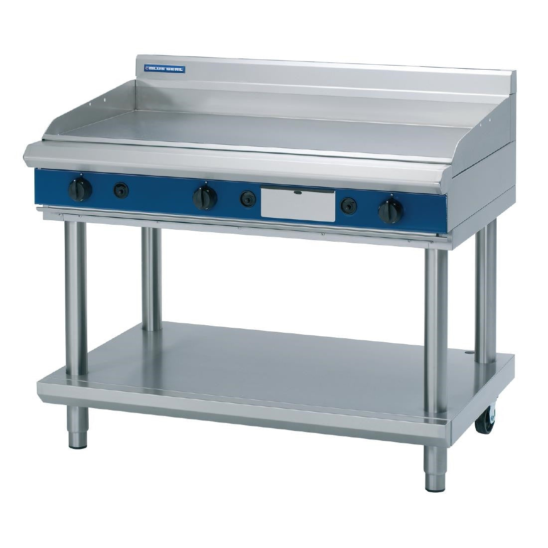 Blue Seal Evolution Chrome Griddle with Leg Stand Nat Gas 1200mm GP518-LS/N GK463-N