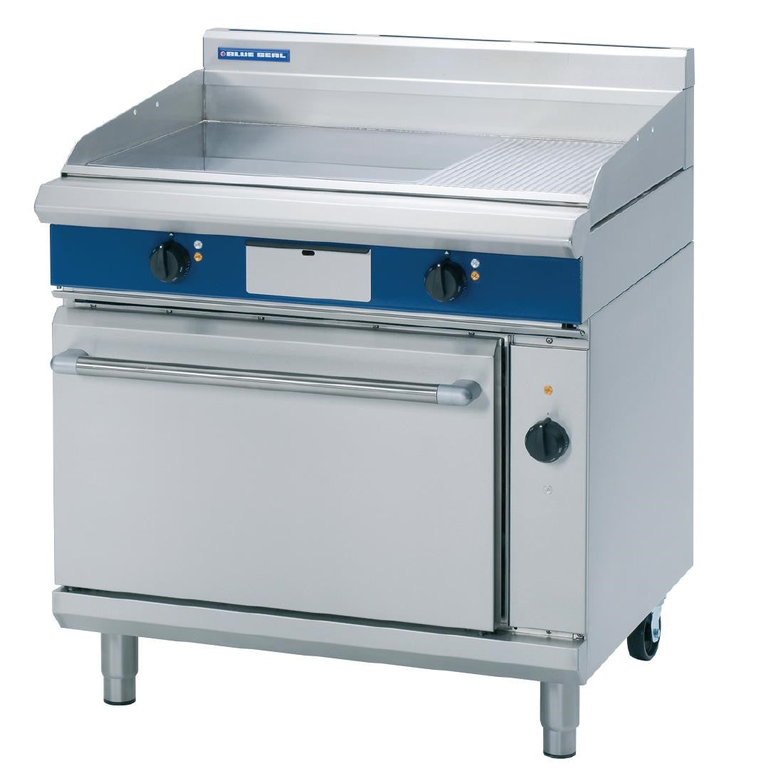 Blue Seal Evolution Chrome 1/3 Ribbed Griddle Convection Oven Electric 900mm EPE56 GK576