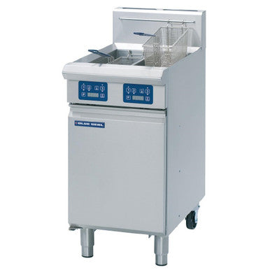 Blue Seal Twin Tank Twin Basket Free Standing Propane Gas Fryer GT46E GK583-P
