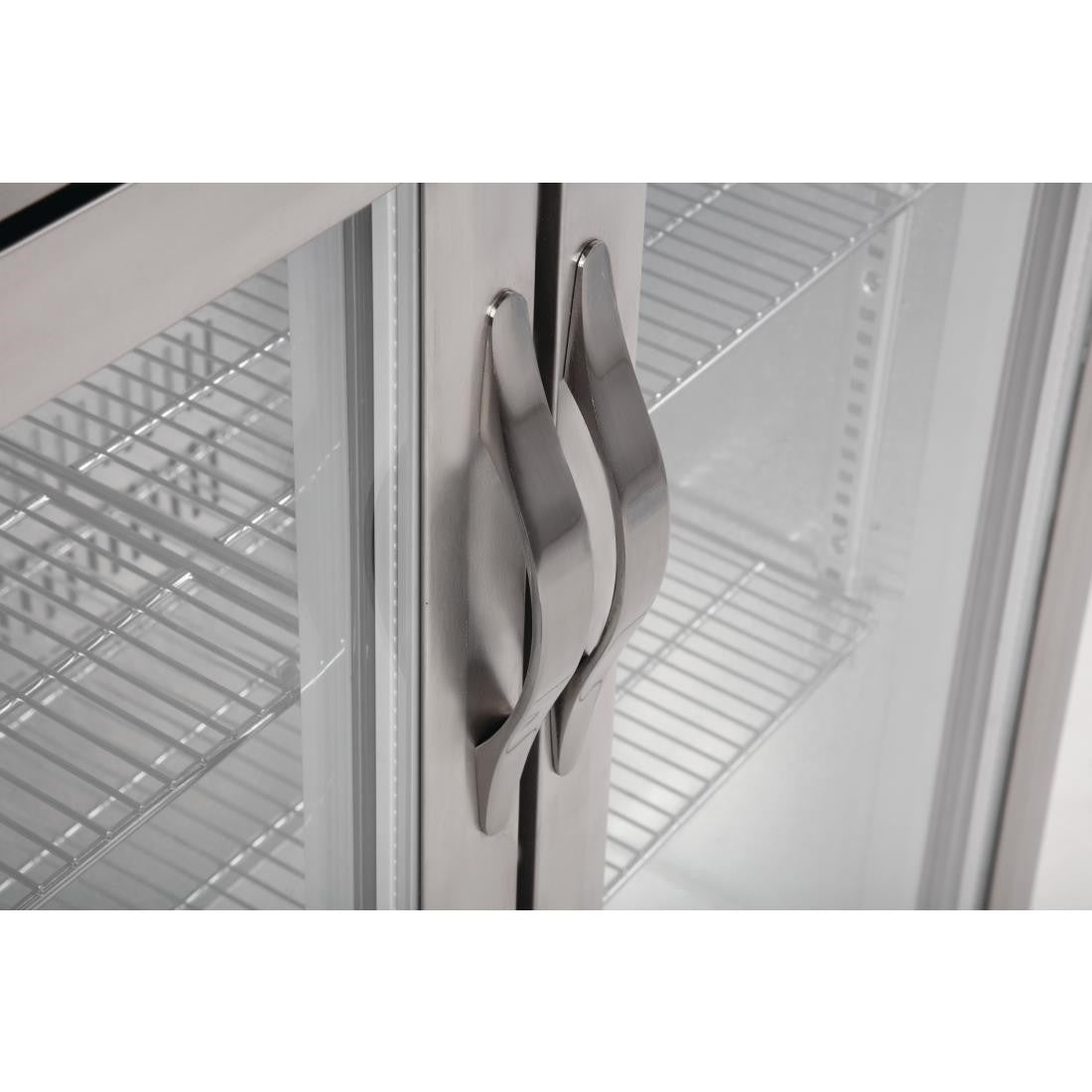 Polar G-Series Back Bar Cooler with Hinged Doors Stainless Steel 208Ltr GL008