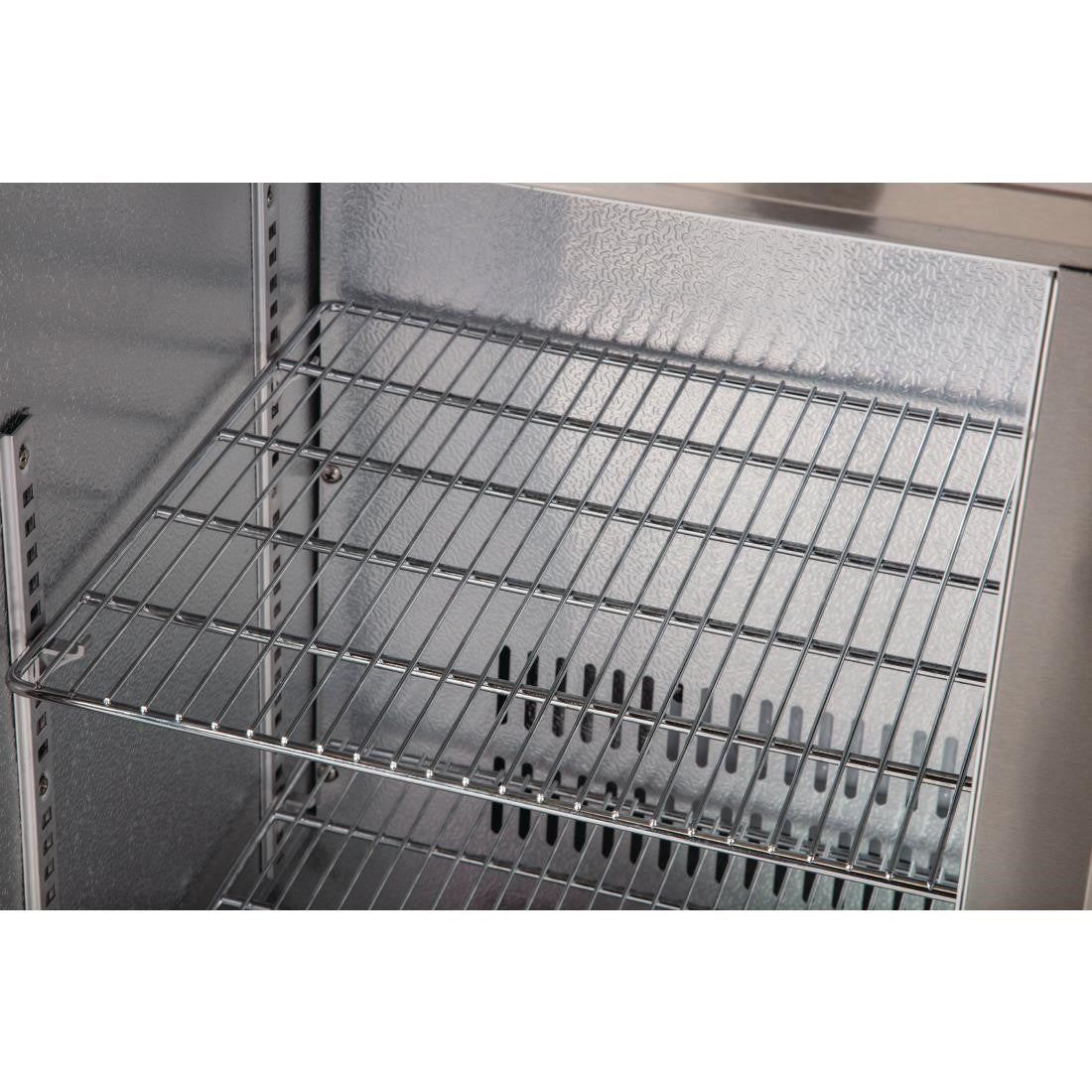 Polar G-Series Back Bar Cooler with Hinged Doors Stainless Steel 330Ltr GL009