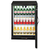 Polar G-Series 900mm Single Solid Door Back Bar Cooler in Black 138Ltr GL015