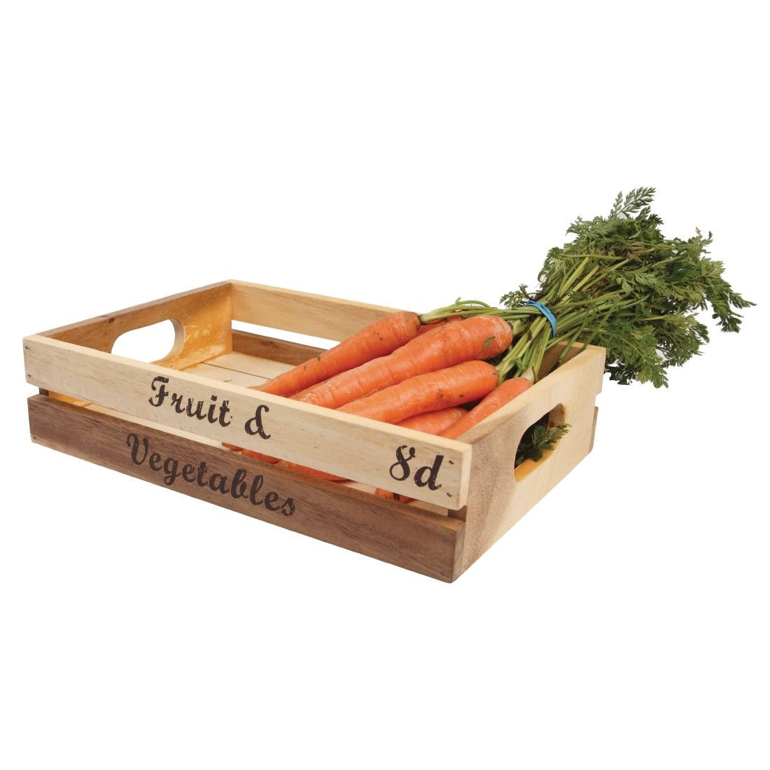 T&G Rustic Wooden Fruit and Veg Crate GL066