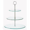 Glass Three Tiered Afternoon Tea Cake Stand GL080